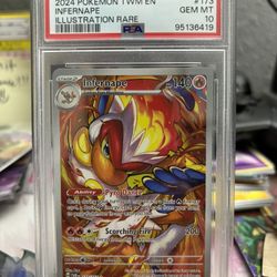 Pokemon Infernape Twilight Masquerade PSA 10 for Sale in Los Angeles, CA -  OfferUp
