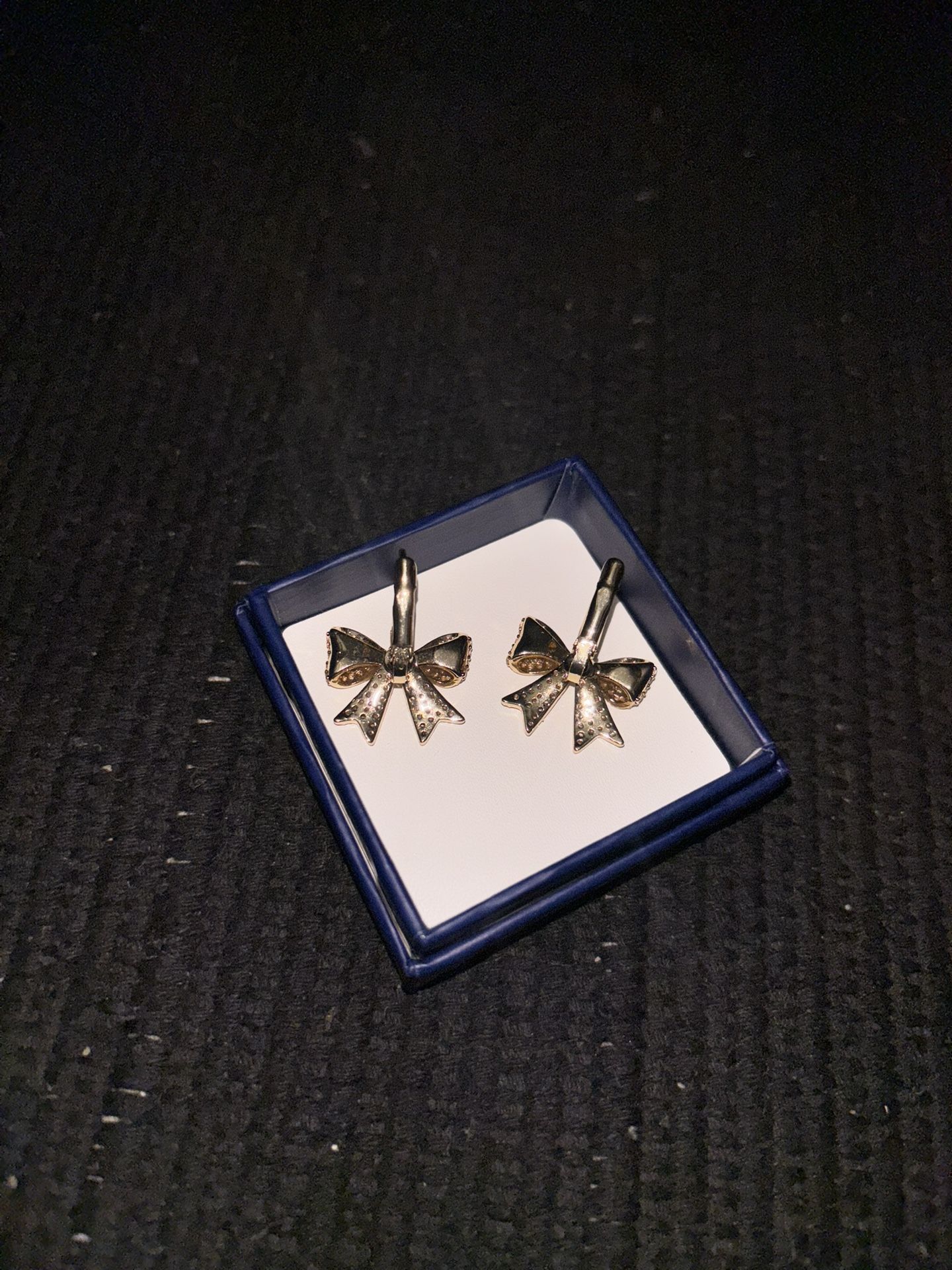 14k Plated CZ earrings