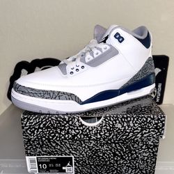 1. Brand new Air Jordan Retro 3 Midnight Navy size 10