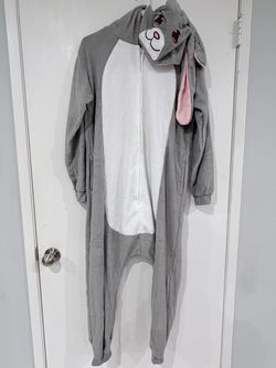 Bunny Adult Onesie Pajamas Onesie Halloween Costume Adult Size Small