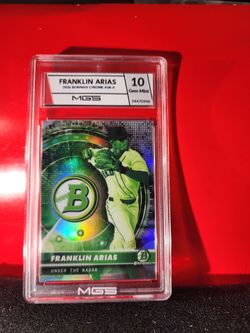 2026 Bowman Chrome Franklin Arias Under the Radar UR-5 MGS GEM MT 10