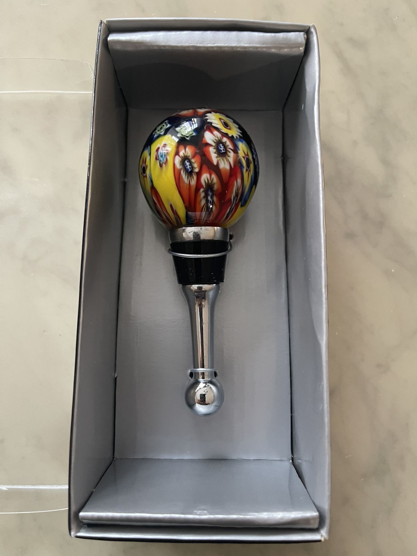 New Millefiore bottle stopper by LSArt