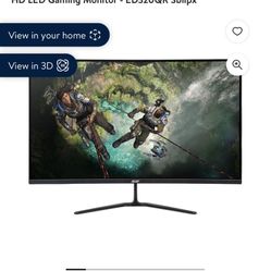 32” Acer Curved Gaming Monitor 