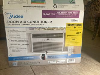 Midea 12,000 BTU Smart Window Air Conditioner MAW12S1WWT