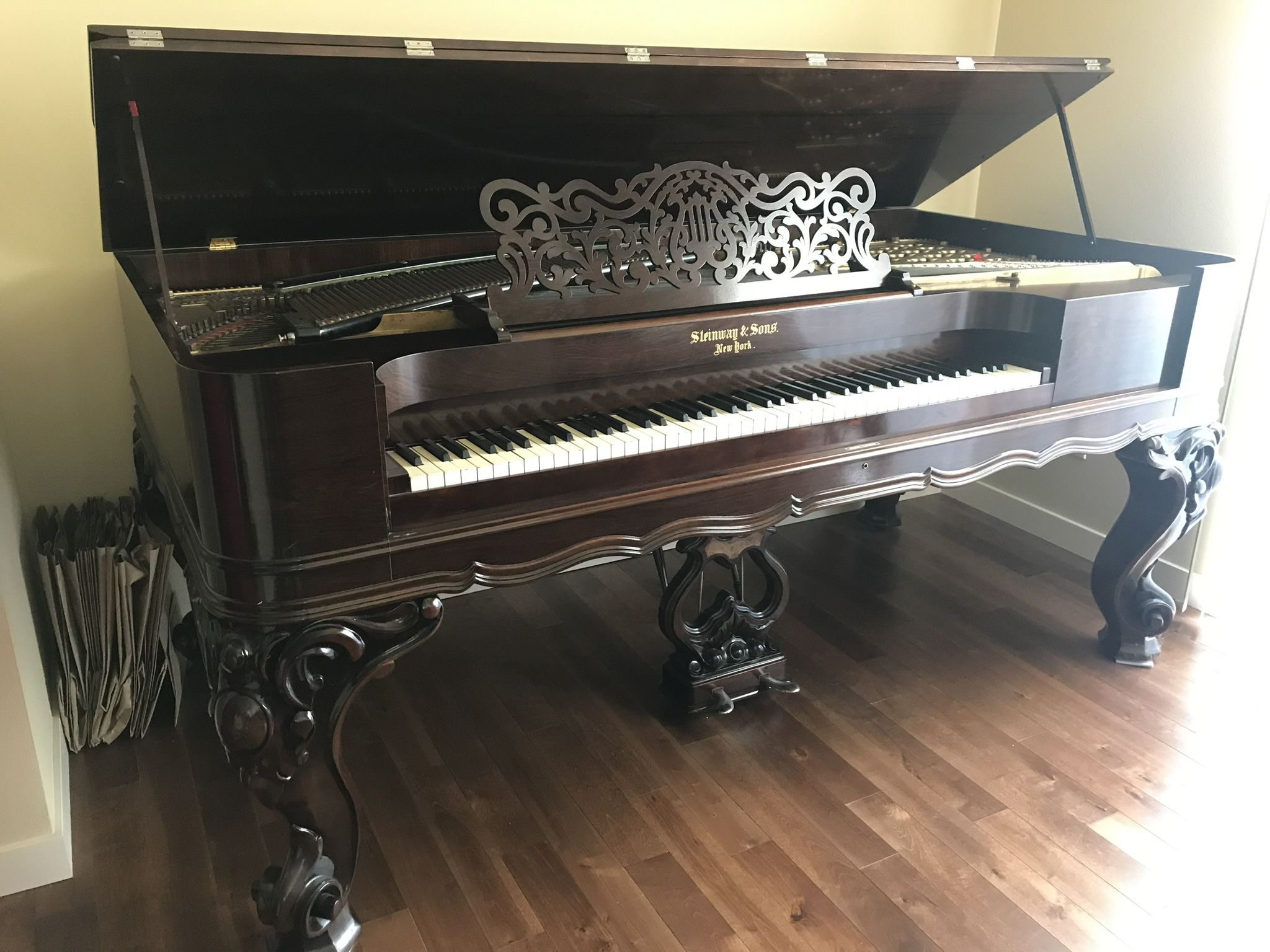 Antique Steinway & Sons Piano