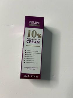 KEMPC 10% Azelaic Acid Cream 1.7 fl oz (50ml) Acne Treatment – New Sealed