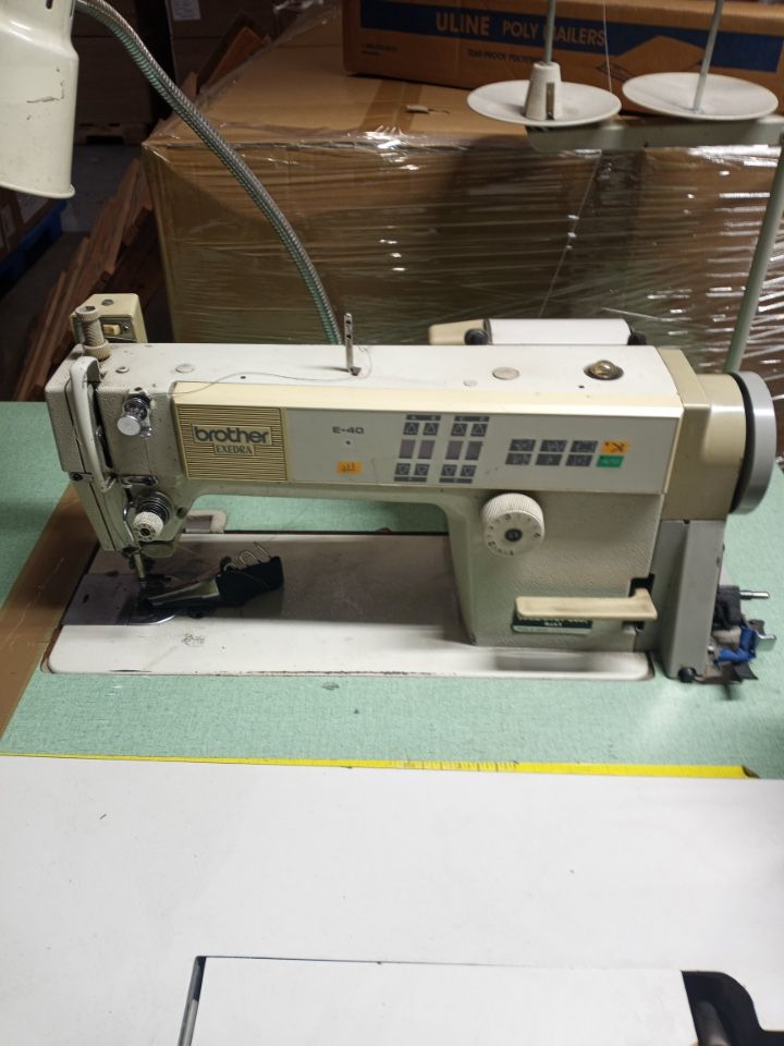 Brother Exedra E-40 Industrial Sewing Machine with Table