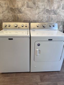 Maytag washer and dryer laundry