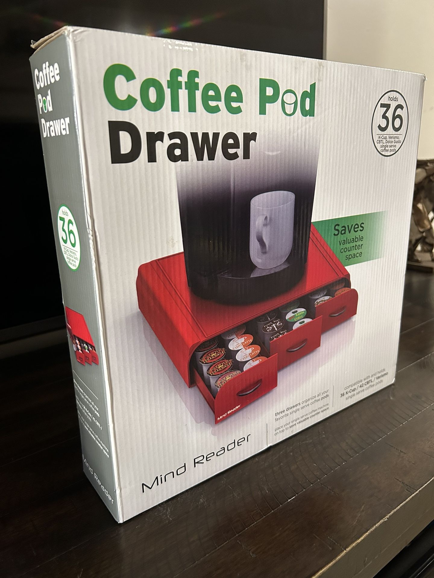 Coffee pod drawer