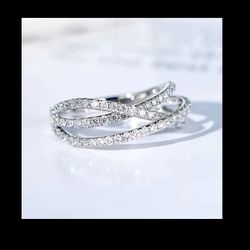 Chic Cross Ring (Silver)