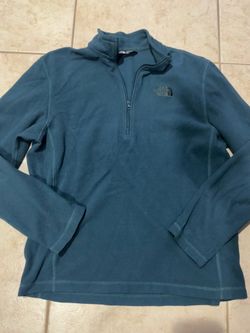 The North Face Men’s Blue 1/4 Zip Fleece Pullover Jacket Size M