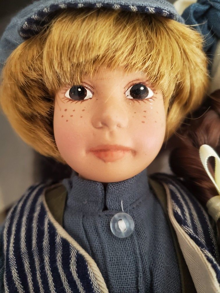 New Porcelain Boy And Girl Dolls