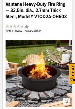 Outdoor fire ring