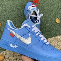 Nike Air Force 1 Low Off White Mca University Blue