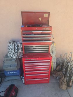 Task Force & U.S. General Red Tool Chest Stack