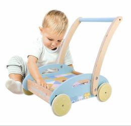 Brand New Mickey Mouse Wooden Block With Storage Cart