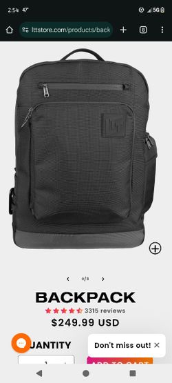 Black Backpack For Laptop Etc