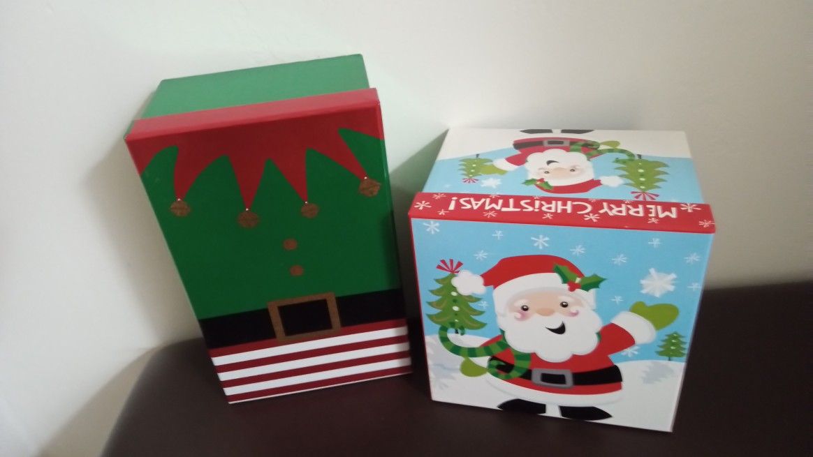 Two New Older Christmas Boxes
