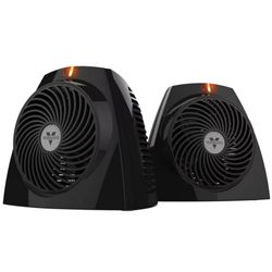 Vornado VH203 Personal Space Heater, 2-Pack, Black