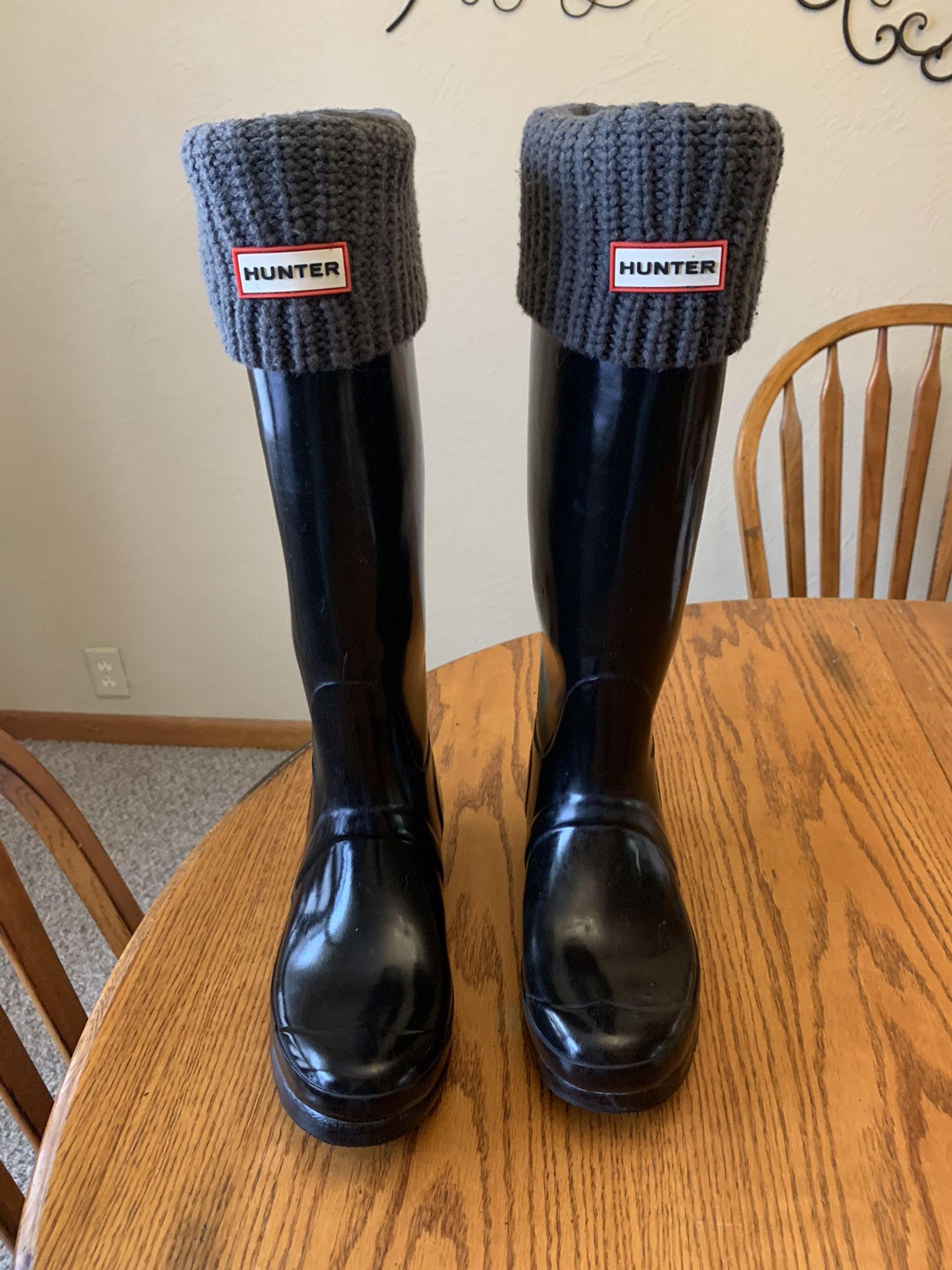 Hunter Boots Size 8