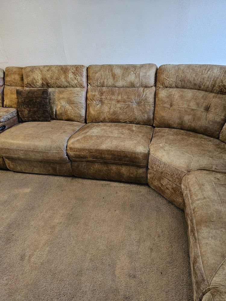 Italian Leather Couch