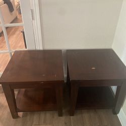 Wooden End Tables