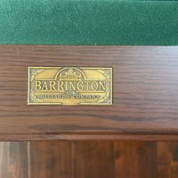 Barrington Pool Table 