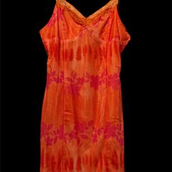 Dolls Kill (L) Tide Pool Trip Mini Dress Sz L Slip Bodycon Hibiscus Lace NWOT