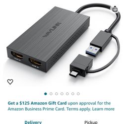 WAVLINK USB 3.0/C to Dual HDMI Adapter