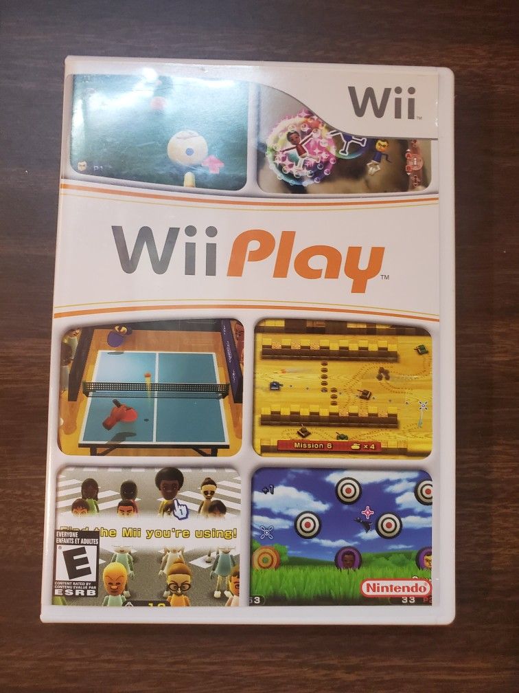 Nintendo Wii Play Video Game 