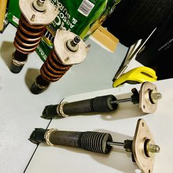 BC Racing BR series Coilovers with Swift Spring upgrade for front (2007 Infiniti G35X Sedan)