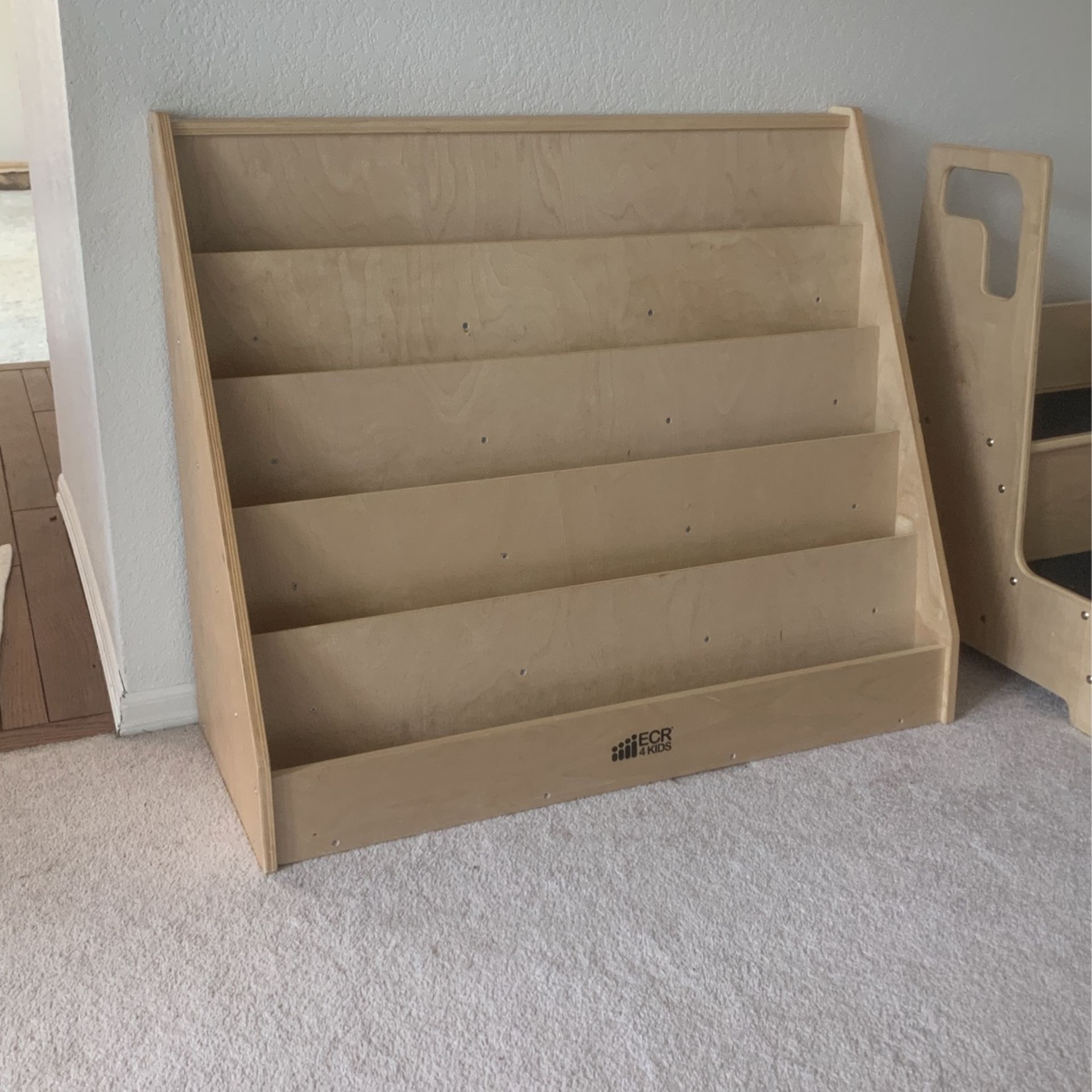 ECR 4KIDS Wood Bookshelf