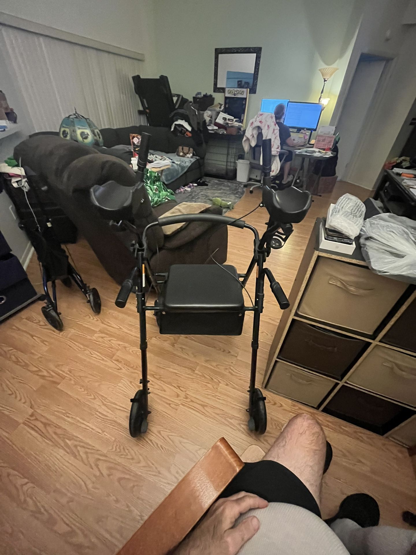 Full Upright Walker Heavy Duty Seat Platform