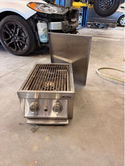 Turbo stainless steel double sided burner