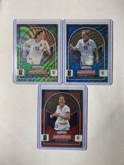 2026 Prizm Monopoly FIFA World Cup Team USA card lot(Lot of 3)