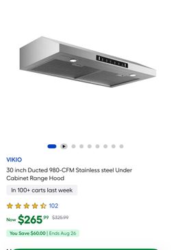 30” Kitchen Range hood
