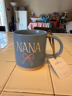 blue "nana" mug