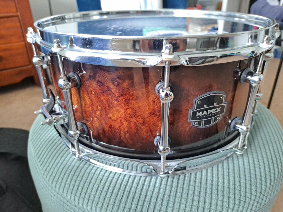Mapex Armory Exterminator Snare Drum w/case.