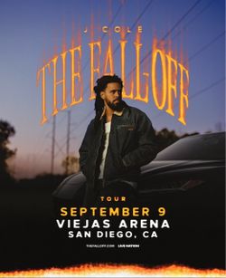 2 Tickets J Cole The Fall Off Tour- San Diego Show