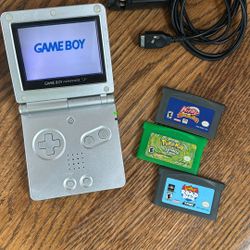 Gameboy Advanced SP And Games 
