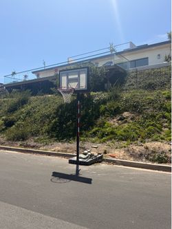 Free basketball hoop.