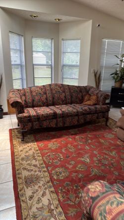 Vintage floral couch set