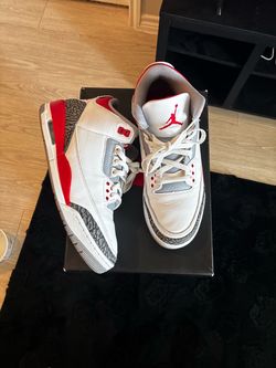 Fire red 3s