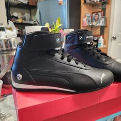 Shoes Puma BMW Size 9 Black Color. Zapatos Puma BMW Talla 9 Negros   