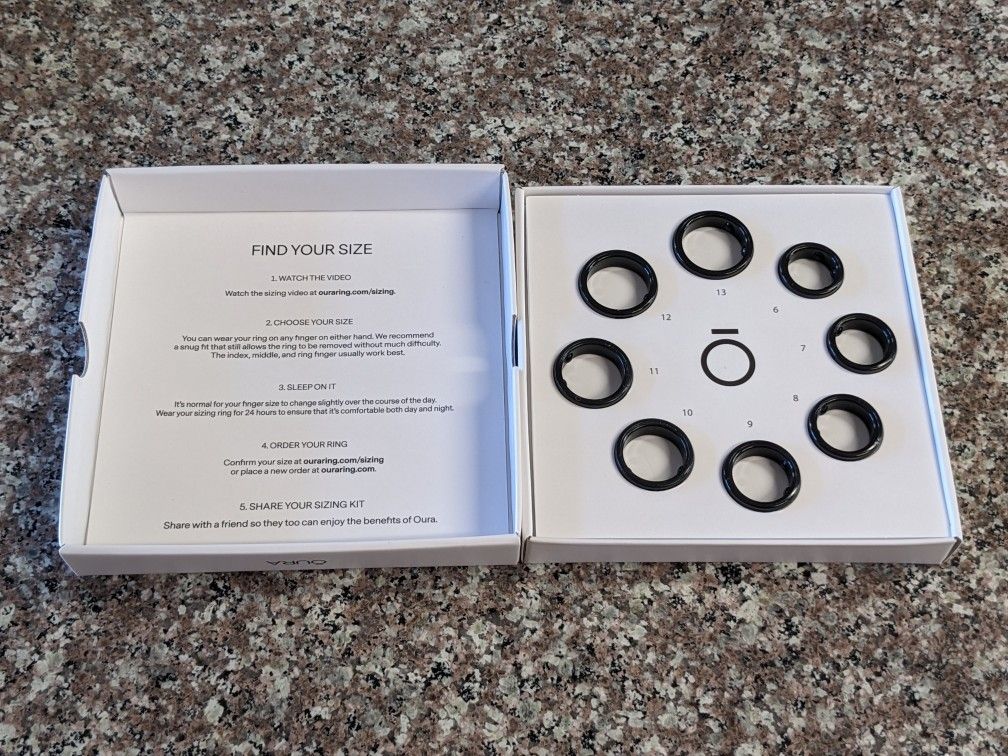 Oura Ring Sizing Kit - BRAND NEW!!