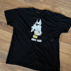 Gucci Dane dog men’s black T-shirt size extra large