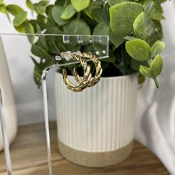 Gold Hoop Earrings