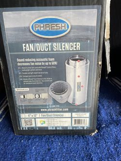 PHRESH DUCT SILENCER 4 IN X 12 IN