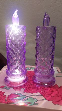 New, Flameless candles