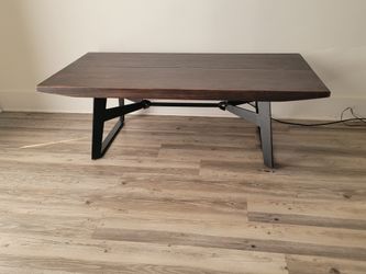 Brown coffee table